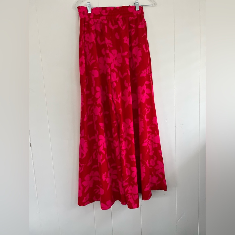 NEW PrettyGarden Wide Leg Palazzo Pants High Waisted Flowy Pockets Size Medium - Picture 10 of 12